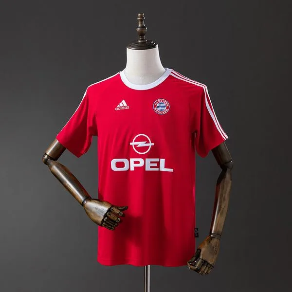 Camiseta de fútbol Bayern Munich 2001/02 LOCAL MANGA CORTA VERSION FAN